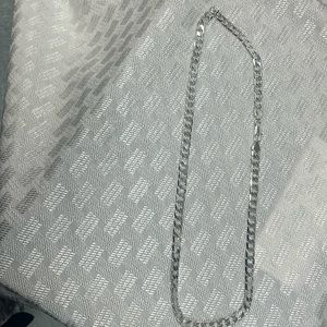 Unisex 24 inch sterling silver necklace